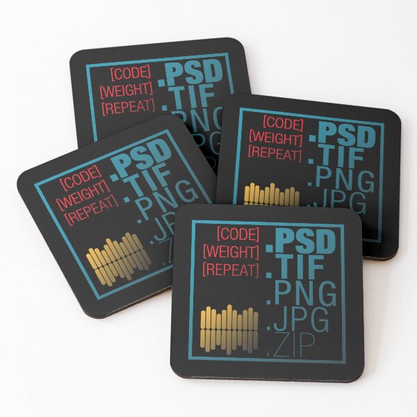 Item preview, Code. Weight. Repeat. Vers. 02 – Typographic Art for Electronic Minds designed and sold by parissiArt.