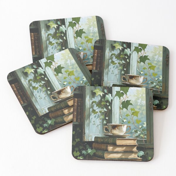 Item preview, Tea & Ivy Windows – A Literary Nook in Bloom designed and sold by Deezyned.
