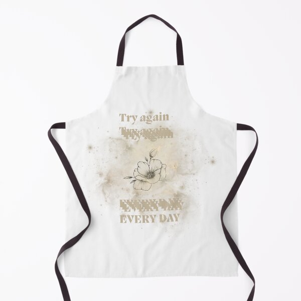 Item preview, “Try Again Everyday – Motivational Floral Design” designed and sold by Merymer.
