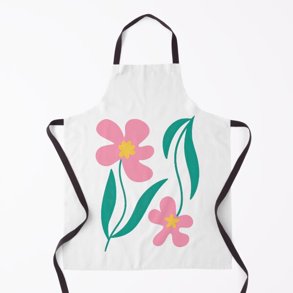 Item preview, Pink and Green Abstract Floral Minimal Design designed and sold by ArtfulWeave.