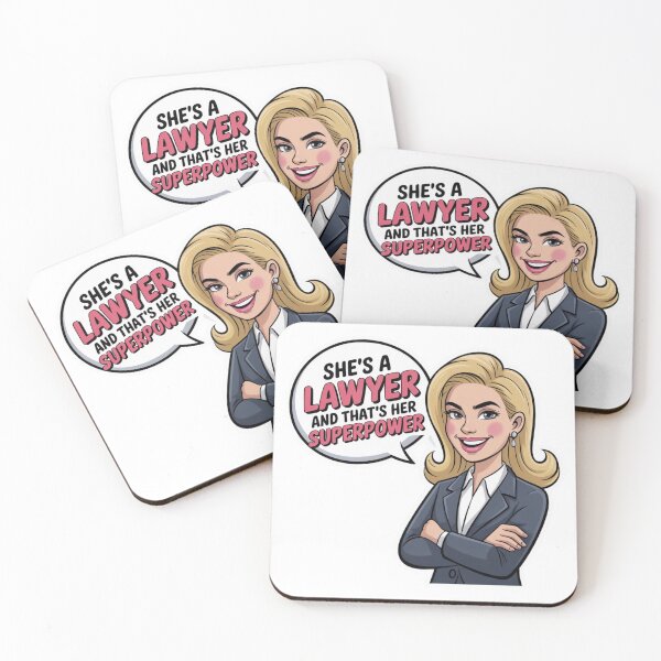 Item preview, Cartoon Blonde Lawyer designed and sold by ArtQueen777.