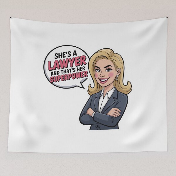 Item preview, Cartoon Blonde Lawyer designed and sold by ArtQueen777.