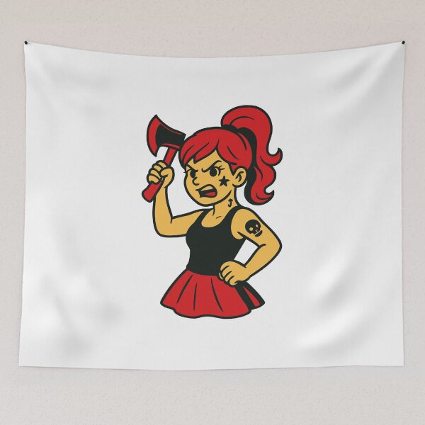 Item preview, Hatchet Girl designed and sold by Marcite.