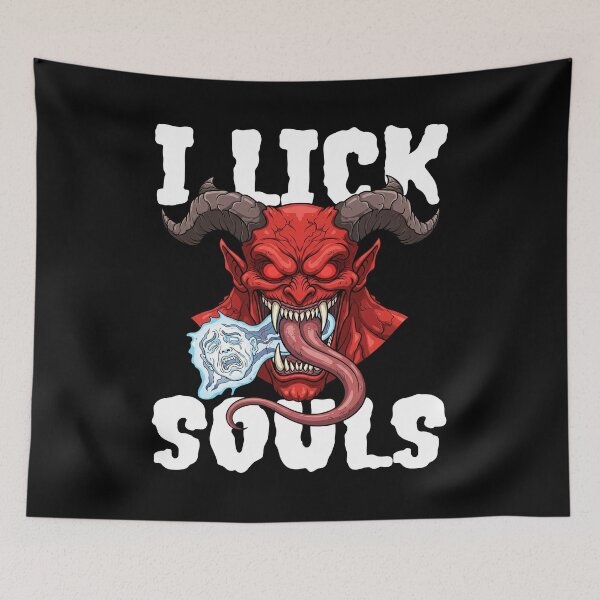 Item preview, I LICK SOULS - DEMON HALLOWEEN designed and sold by KEF Custom.