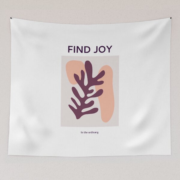 Item preview,  Find Joy in the Ordinary – Minimal Abstract Inspirational Art designed and sold by chatzous.