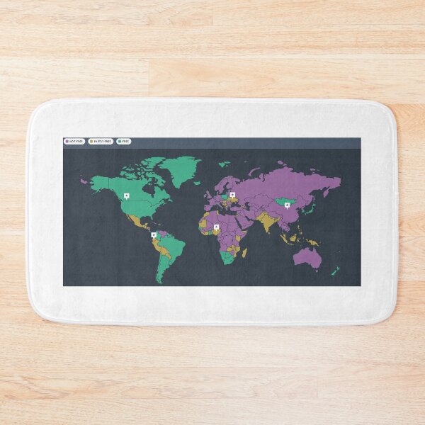 Item preview, Updated Freedom map, EU and Australia Censorship designed and sold by Simorgh11.