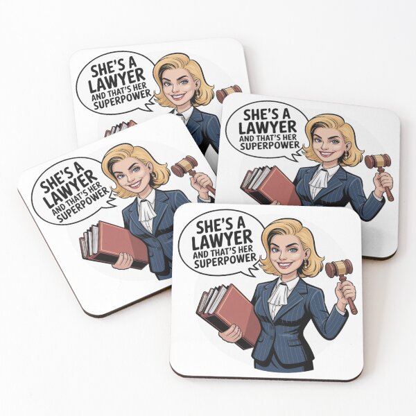 Item preview, Cartoon Blonde Lawyer designed and sold by ArtQueen777.