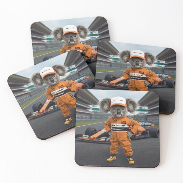 Item preview, Oscar the Koala, king of the track! designed and sold by Racing Art Store 2025.