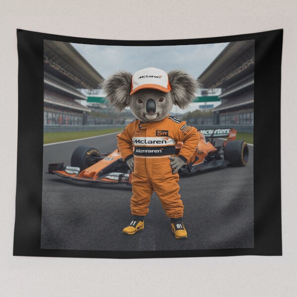 Item preview, Oscar the Koala, king of the track! designed and sold by Racing Art Store 2025.