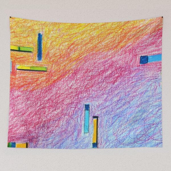 Item preview, Abstract 2 of City in Technicolor designed and sold by Tereza Pilar  Art.