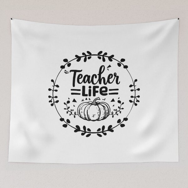 Item preview, Teacher Life  Halloween Teacher Print designed and sold by GoxyVision.