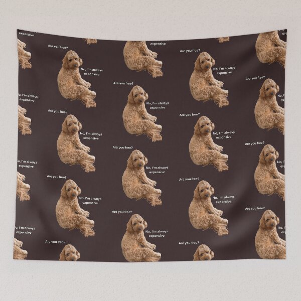 Item preview, Labradoodle Dog sarcastic staring Meme designed and sold by Prime_Store.