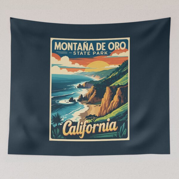 Item preview, Montana de Oro State Park - California designed and sold by GoodOldVintage.
