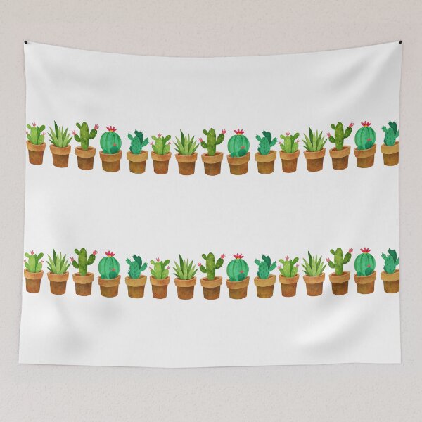Item preview, Watercolor Potted Cactus Collection Design designed and sold by ArtfulWeave.