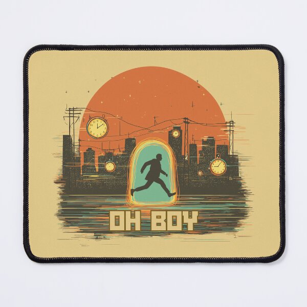 Item preview, Oh Boy - Quantum Leap-Inspired Retro Sci-Fi Portal Design designed and sold by NADARTDOM.