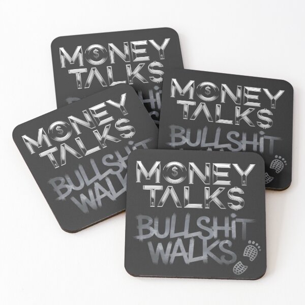Item preview, Money talks, bullshit walks designed and sold by BugiDesignArt.