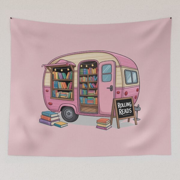 Item preview, Rolling Reads – Mobile Bookshop Adventure designed and sold by Cheerhub.