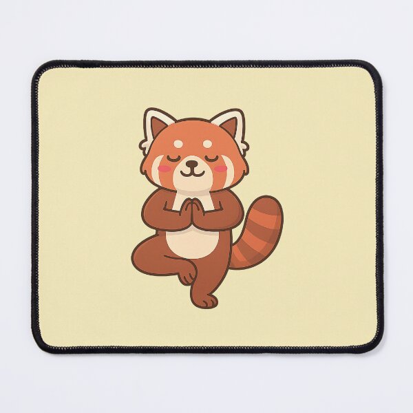 Item preview, Red panda doing yoga designed and sold by AwesomeBeyondLimits.