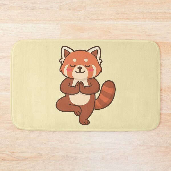 Item preview, Red panda doing yoga designed and sold by AwesomeBeyondLimits.