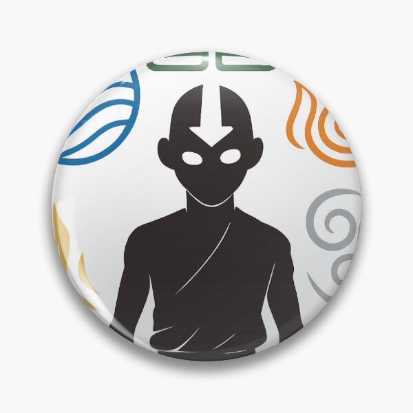 Item preview, Avatar Elements in Balance – Minimalist Aang PNG Design designed and sold by ravinduyas.
