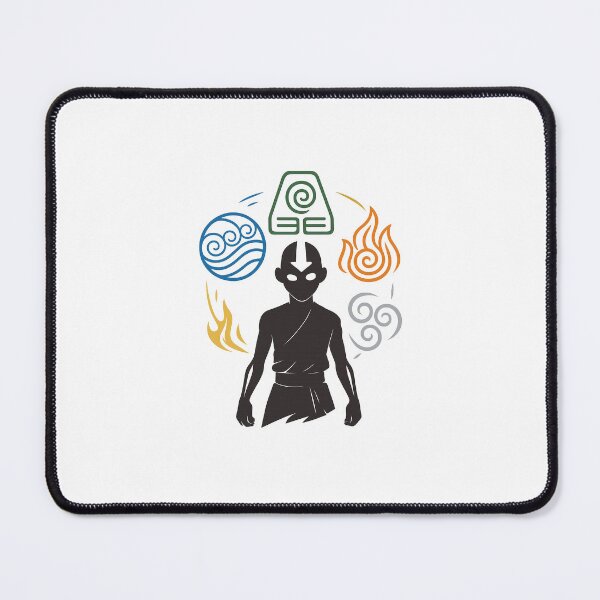 Item preview, Avatar Elements in Balance – Minimalist Aang PNG Design designed and sold by ravinduyas.