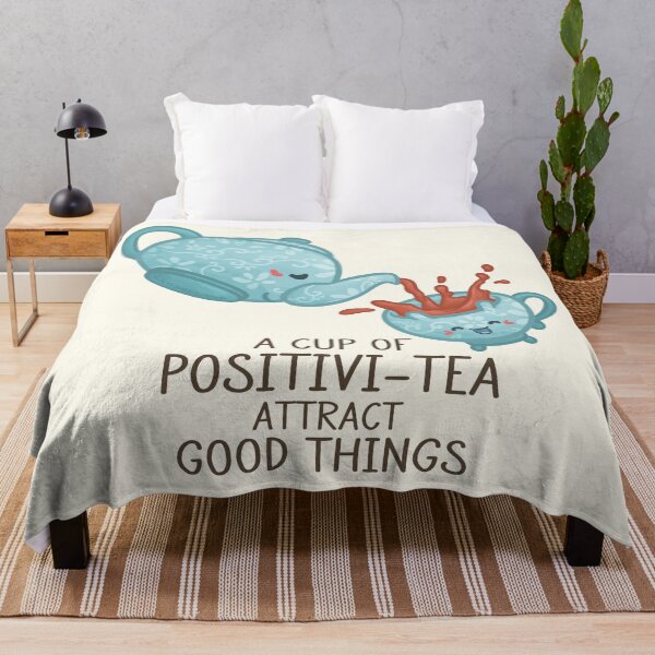Item preview, A Cup of PositiviTEA Attract Good Things Pun designed and sold by Khotekmei.