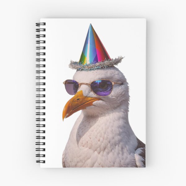 Item preview, Seagull Birthday Party Hat Happy Balloons Celebrations Cute cool designed and sold by CheeseBlueprint.