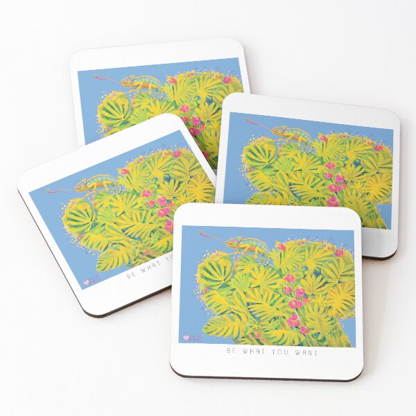 Item preview, chameleon on Flora designed and sold by LoveArt.