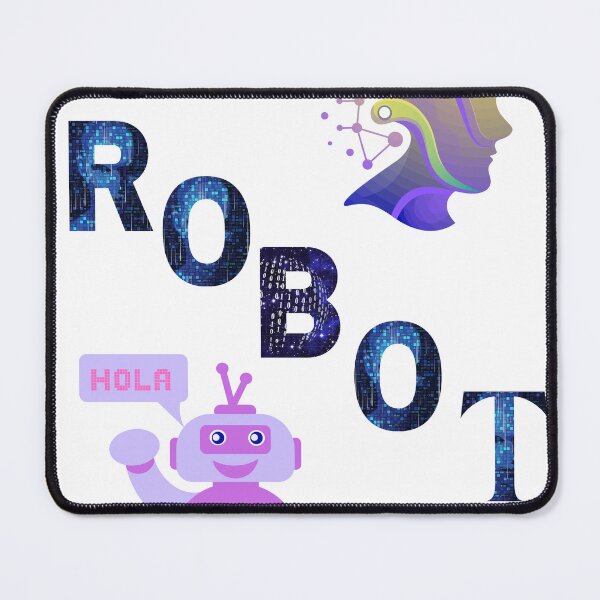 Item preview, Cute Tech Robot Says Hola designed and sold by ByPrintedThought.