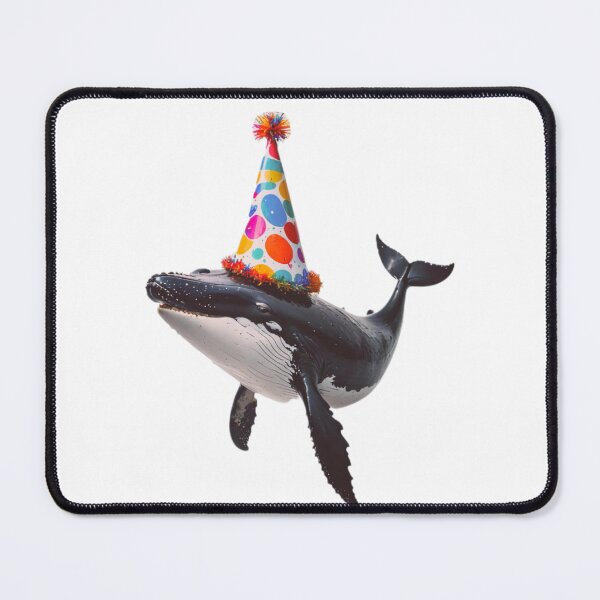 Item preview, Whale Birthday Party Hat Happy Balloons Celebrations Cute cool designed and sold by CheeseBlueprint.