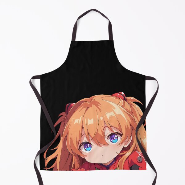 Item preview, Asuka Langley Soryu Neon Genesis Evangelion Orange Peeking Anime designed and sold by TorbenKuhano.