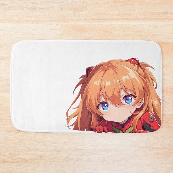 Item preview, Asuka Langley Soryu Neon Genesis Evangelion Orange Peeking Anime designed and sold by TorbenKuhano.