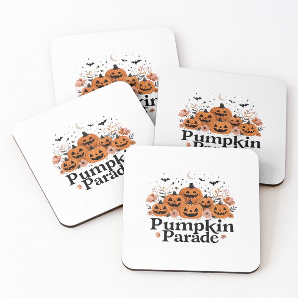 Item preview, Pumpkin Parade Halloween Print designed and sold by GoxyVision.