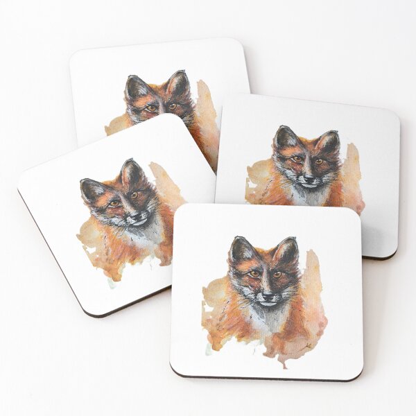 Item preview, Fox – Spirit Animal, Watercolor Totem Joga Guide Animal Spirit T-Shirt designed and sold by kkjustpaint.