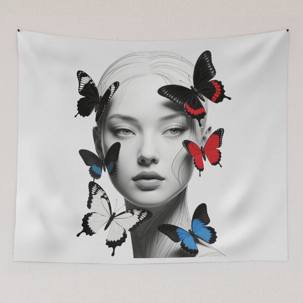 Item preview, Butterflies and Girl designed and sold by Aise06.
