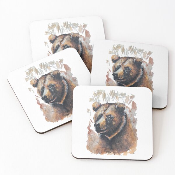 Item preview, Bear – Spirit Animal, Watercolor Totem Joga Guide Animal Spirit designed and sold by kkjustpaint.