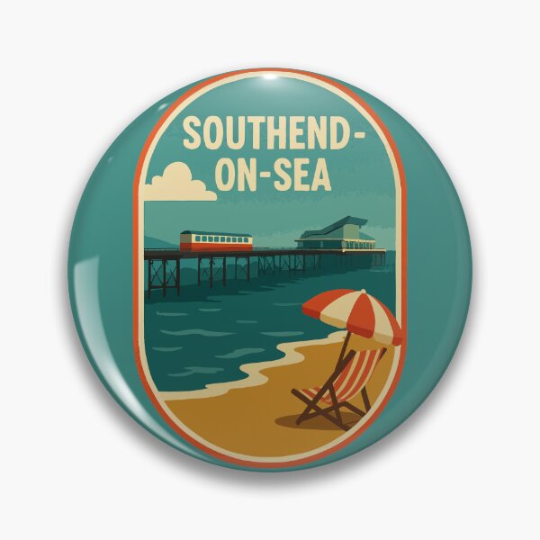 Item preview, Southend On Sea Travel Souvenir Sticker designed and sold by rogue-design.