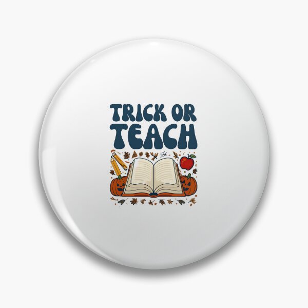 Item preview, Trick or Teach – Spooky Season Educator Print designed and sold by GoxyVision.