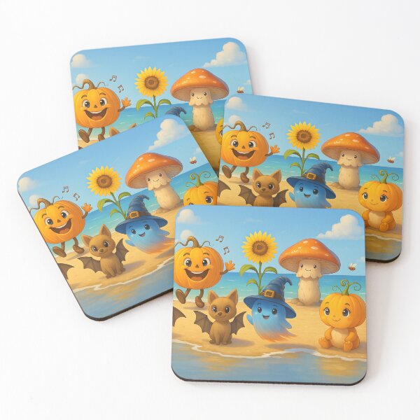 Item preview, Fall Guys Summer Vacation – Cute Halloween Beach Day designed and sold by Jambalaya7.