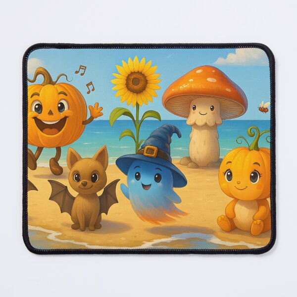 Item preview, Fall Guys Summer Vacation – Cute Halloween Beach Day designed and sold by Jambalaya7.
