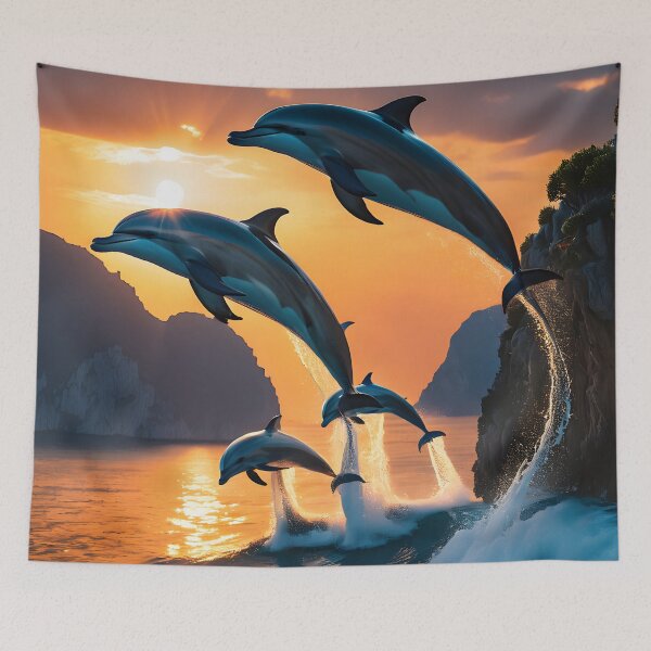 Item preview, Dolphins of Capri designed and sold by SublimeMusings.