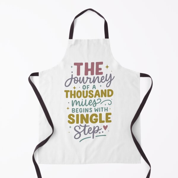 Item preview, Motivational Pastel Quote Shirt – The Journey of a Thousand Miles Begins with a Single Step – Inspirational Self Love Tee designed and sold by DaringDesigns19.