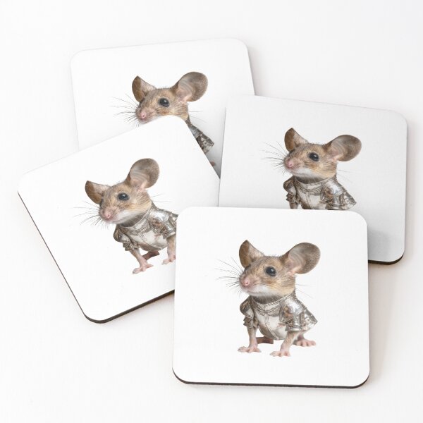 Item preview, Tiny Mouse Knight in Shiny Armor – Cute Fantasy Character Design designed and sold by Maryna_Reine.