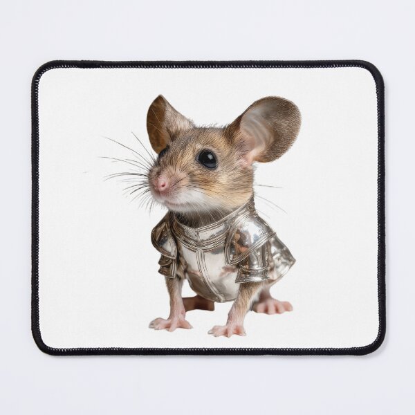Item preview, Tiny Mouse Knight in Shiny Armor – Cute Fantasy Character Design designed and sold by Maryna_Reine.