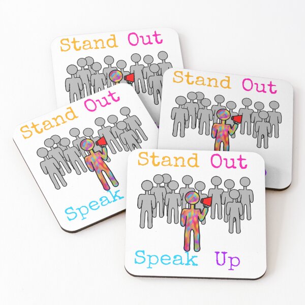 Item preview, Stand Out Speak Up designed and sold by JaygiesDesign.
