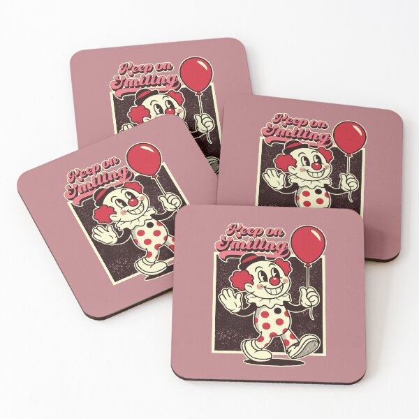 Item preview, Keep on Smiling - Clown with Balloon designed and sold by TheJollyDoodle.