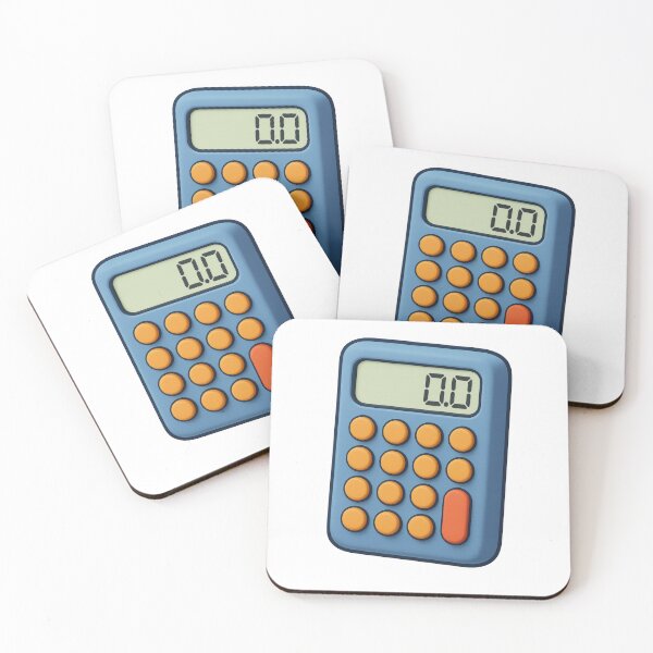 Item preview, Calculator with orange buttons isolated on transparent background, back to school, AI generated designed and sold by dvoevnore.