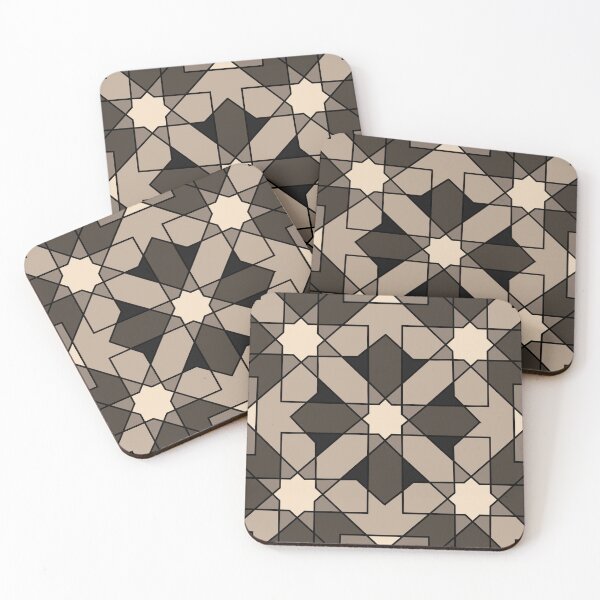 Item preview, Four Fold Star : Calm Brown designed and sold by DigitalHeadache.