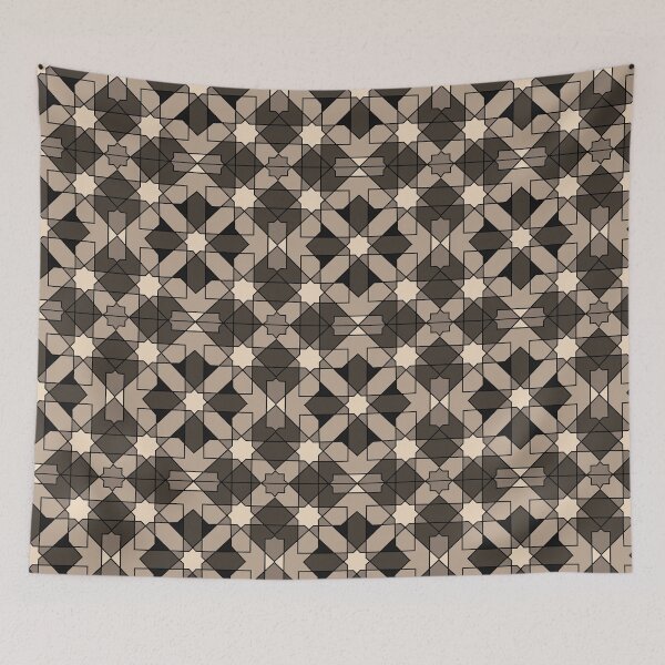 Item preview, Four Fold Star : Calm Brown designed and sold by DigitalHeadache.