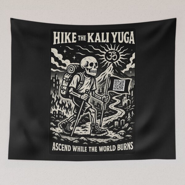 Item preview, Hike the Kali Yuga - Skeleton designed and sold by Ashram Chronicles Prod..
